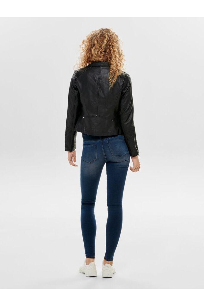 ONLGEMMA FAUX LEATHER BIKER OTW NOOS 15153079 Black